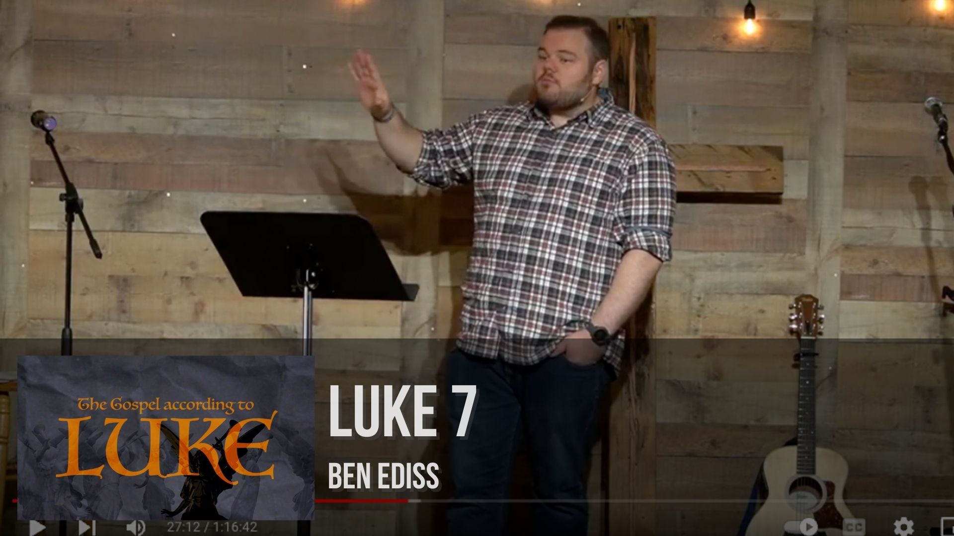 Guest speaker Ben Ediss teaches on 1/30/22